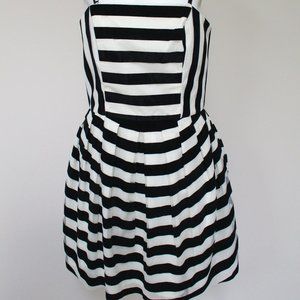 Black and White Striped Dress by Venus